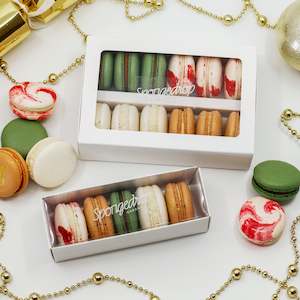 Festive Christmas Macarons