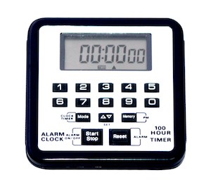 Sporting equipment: Quartz Countdown/Up Timer