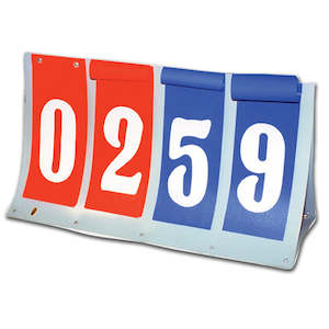 Sporting equipment: Flip Score Board