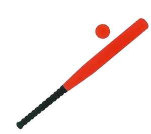 Sporting equipment: Sponge Bat and Ball