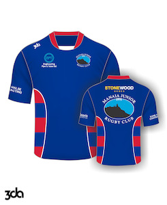 Sporting equipment: Manaia Jnr Rugby Sublimated Tee