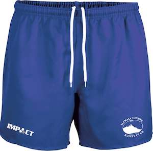 Sporting equipment: Manaia JNR Rugby Shorts