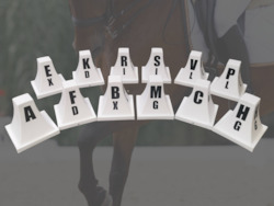 Dressage Arena "Letter" Marker Sets