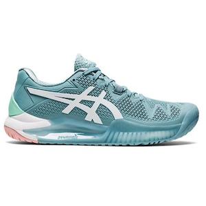 Sporting equipment: Asics Resolution 8 W (HC) B/W