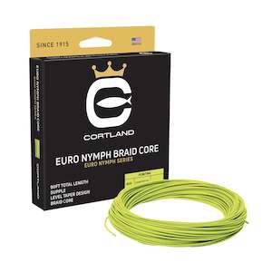 Cortland Chartreuse Level Braided Core Euro Nymph Flyline