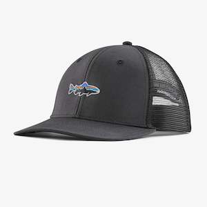 Patagonia Fly Fishing: Patagonia Stand up Trout Trucker Hat - Black