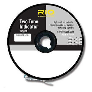 RIO Two Tone Indicator Tippet Black/White