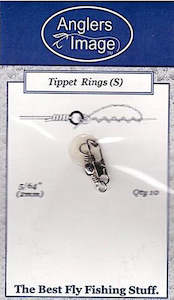 Anglers Image Black 2mm Tippet Rings