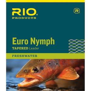 RIO Euro Nymph Leader w/tippet ring 11ft 0x/2x