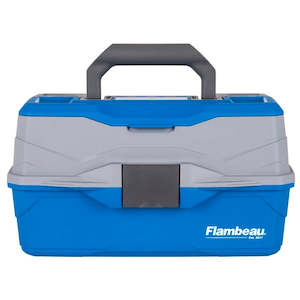 Fly Boxes: Flambeau Classic Tackle Box 2 Tray Blue