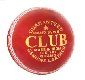 Balls: MRF CLUB CRICKET BALL – 156 GM