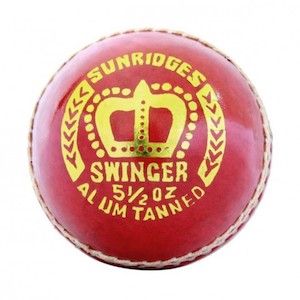 Balls: SS Swinger Leather Cricket Ball – 2 Piece – 156gms – Red