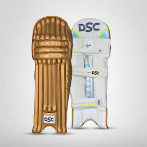 Batting Pads: DSC CONDOR FLITE GOLDEN COLOURED BATTING PADS – MENS