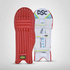 Dsc Condor Flite Red Coloured Batting Pads – Mens