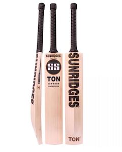 Adult Senior Short Handle Bats: SS Retro Black Edition English Willow Cricket Bat – SH