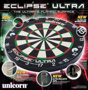 Unicorn Eclipse Ultra Dartboard With Unilock