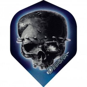 Darts: DESIGNA DSX FLIGHTS | 100 MICRON | 3D SKULL