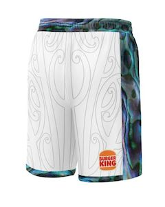 CHAMPION KIDS NZ BREAKERS NBL24/2025 INDIGENOUS SHORTS