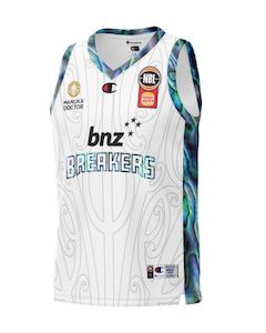 CHAMPION MENS NZ BREAKERS NBL24/2025 INDIGENOUS JERSEY