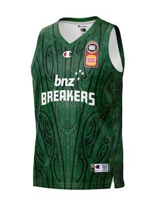 CHAMPION NZ BREAKERS KIDS INDIGENOUS JERSEY NBL23/2024