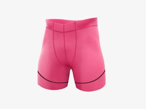 BSC MENS ATHLETE HALF QUAD SHORTS | PINK