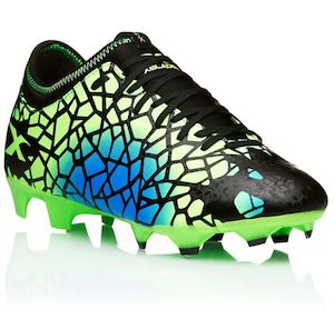 Footy Boots: XBLADES ANIMAL GREEN BLUE