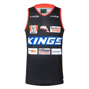 Mens Women Nrl: CLASSIC DOLPHINS MENS PRO TRAINING SINGLET 2025