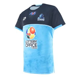 Mens Women Nrl: DYNASTY TITANS MENS TRAINING TEE 2025