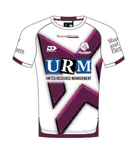 Mens Women Nrl: DYNASTY MANLY MENS WARM UP TEE 2025