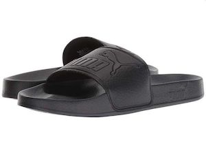 PUMA UNISEX LEADCAT BLACK BLACK SLIDE