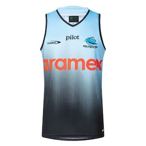 Classic Sharks Mens Pro Training Singlet 2025