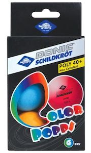 Donic Colour Popps  Table Tennis | 6 Pack