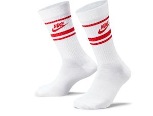 Clothing Accessories: NIKE UNISEX EVERDAY ESSENTIAL CREW 3 PAIRS