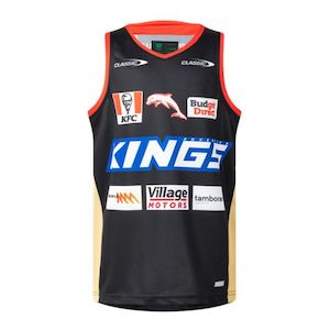 Kids Nrl: CLASSIC DOLPHINS KIDS PRO TRAINING SINGLET 2025