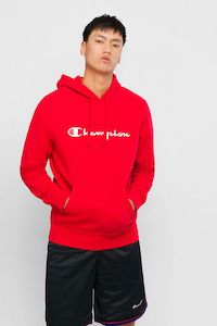 Champion Mens Script Hoodie