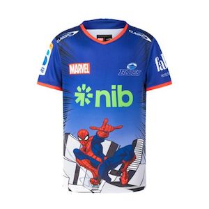 Classic Kids Marvel Spiderman Blues Warm Up Tee