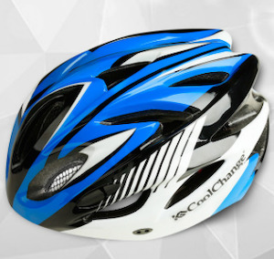 Internet only: Coolchange Cycle safety Helmet Blue 50% off