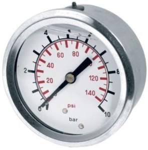 Pressure Gauges: 63mm Wika Pressure Guage 320psi/Bottom Entry