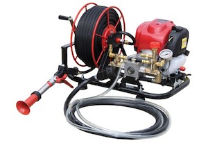 Petrol Driven Spray Pumps: Commando Pump Skid 12l/min Honda Gx35 Motor