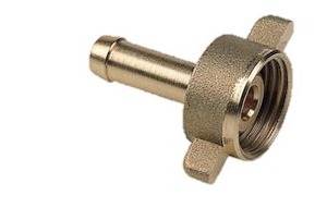 Brass Hose Tails 10mm with 1/2″ Fly Nut