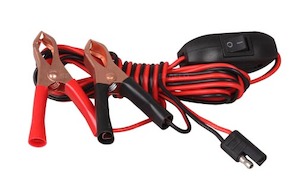 12 Volt Sprayers: Seaflo Alligator clip Cdax Plug wiring loom with switch