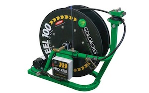 Goldacres 100mtr 12v Pro Reel Retactable Hose Reel