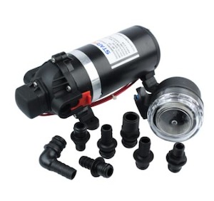 Pumps & Controllers: Seaflo 12V 7.6 LPM / 120PSI (10mm Hose Tails) ATV Spray pump