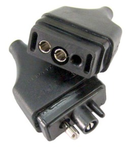 12 Volt Sprayers: C-Dax Female & Male Plug Set