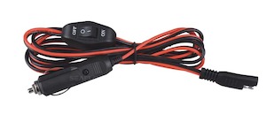 12 Volt Sprayers: Seaflo Cig plug wiring loom with switch