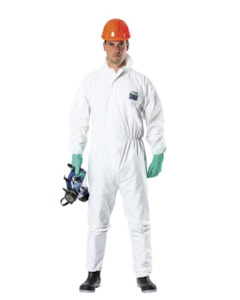 Agricultural machinery or equipment wholesaling: Spraysuit 380 coverall laminate white CAT III 3XL