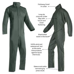 Breathalon Chemical Spray Suit M