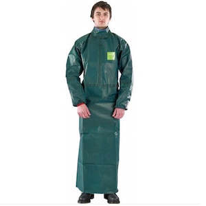 Alphatec 4000 Apron, with sleeves for chemical handling XL