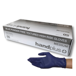 Agricultural machinery or equipment wholesaling: Gloves High Risk 50pk Box M