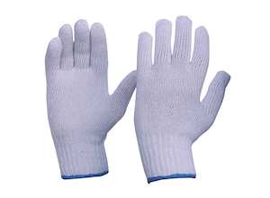 Agricultural machinery or equipment wholesaling: Cotton Gloves - White, 250mm Cuff, 500g (240)